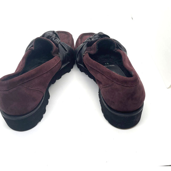 Ron White Rita Knot Platform Loafer Weatherproof Cashmere Suede Shoes size 5.5 - Picture 3 of 8